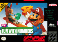 Mario's Early Years Fun With Numbers Super Nintendo US box art